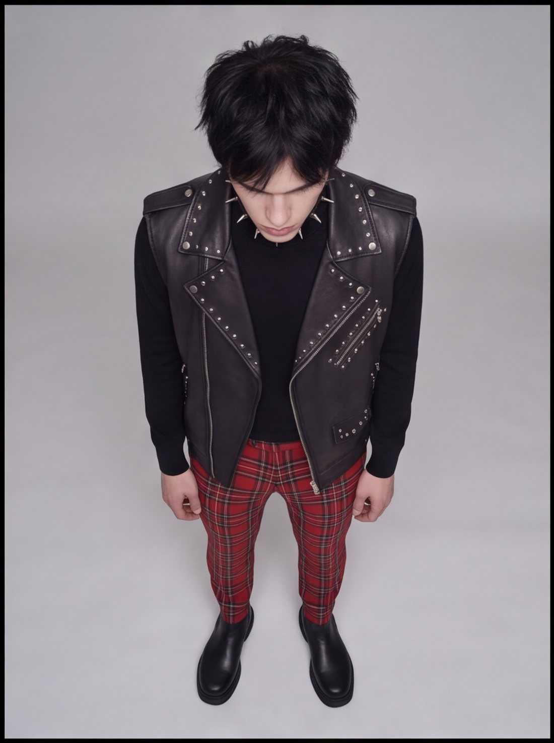 Riot Vest + Tartan Trouser angle 6