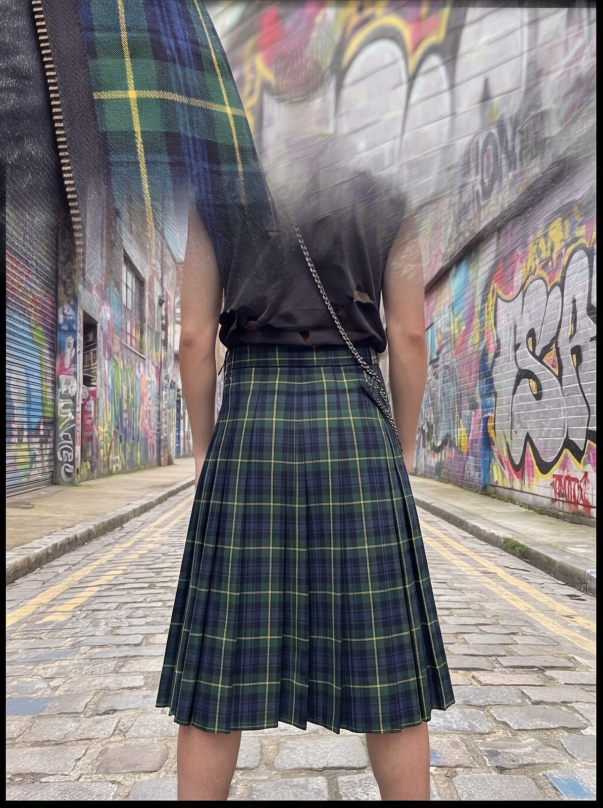 Anarchy Flag Kilt angle 7