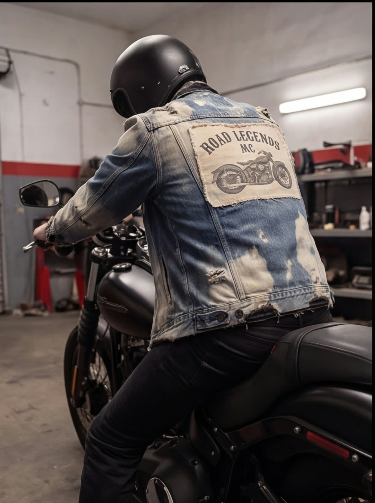 Road Legends MC Jacket angle 2