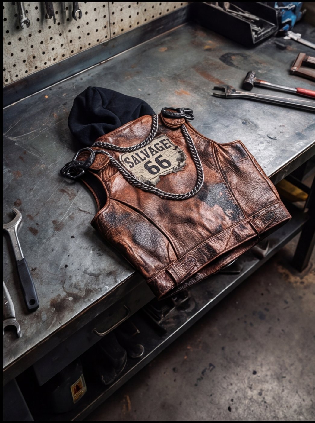 Salvage 66 Leather Cut angle 6