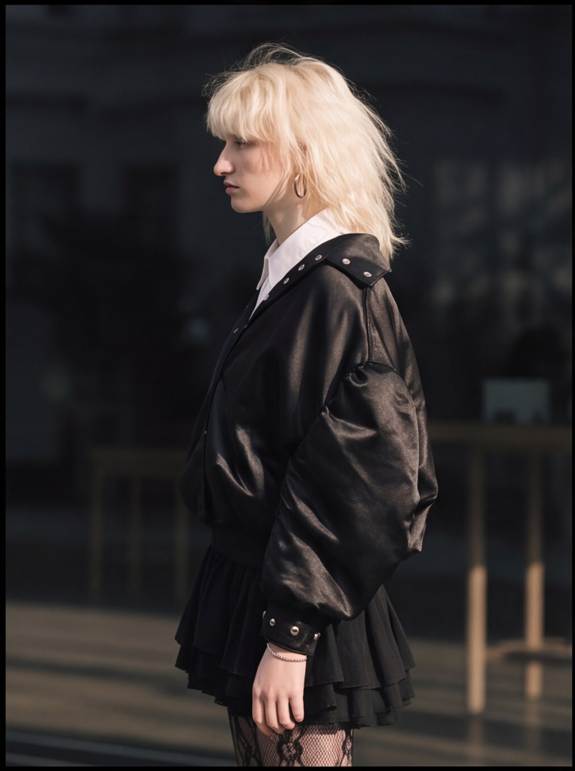Grommet Satin Bomber angle 8
