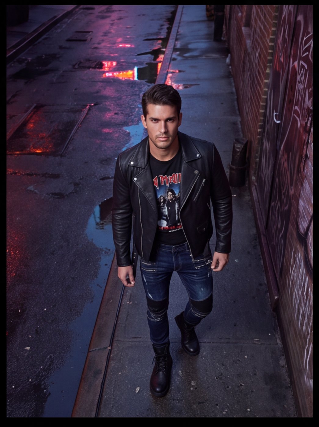 Alley Run Distressed Jean angle 4