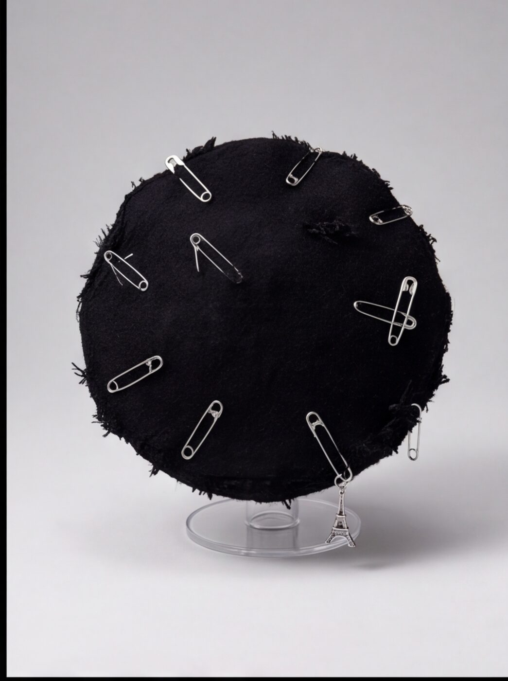 Pinned Wool Beret angle 9