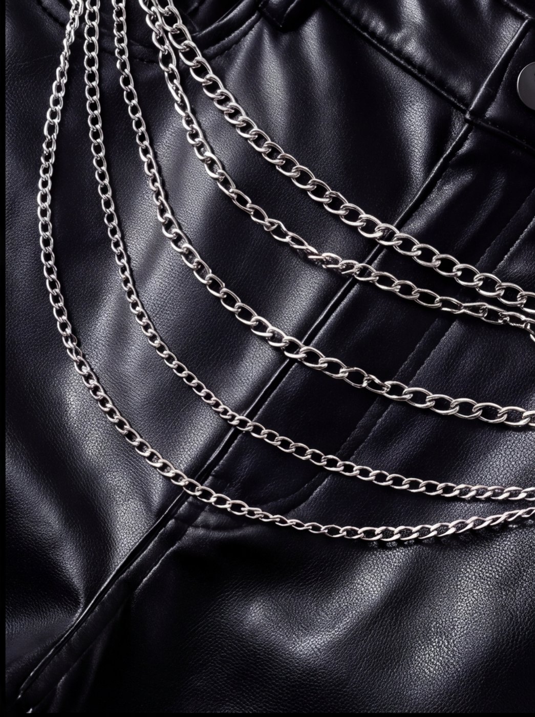 Chainfall Leather Trouser angle 8