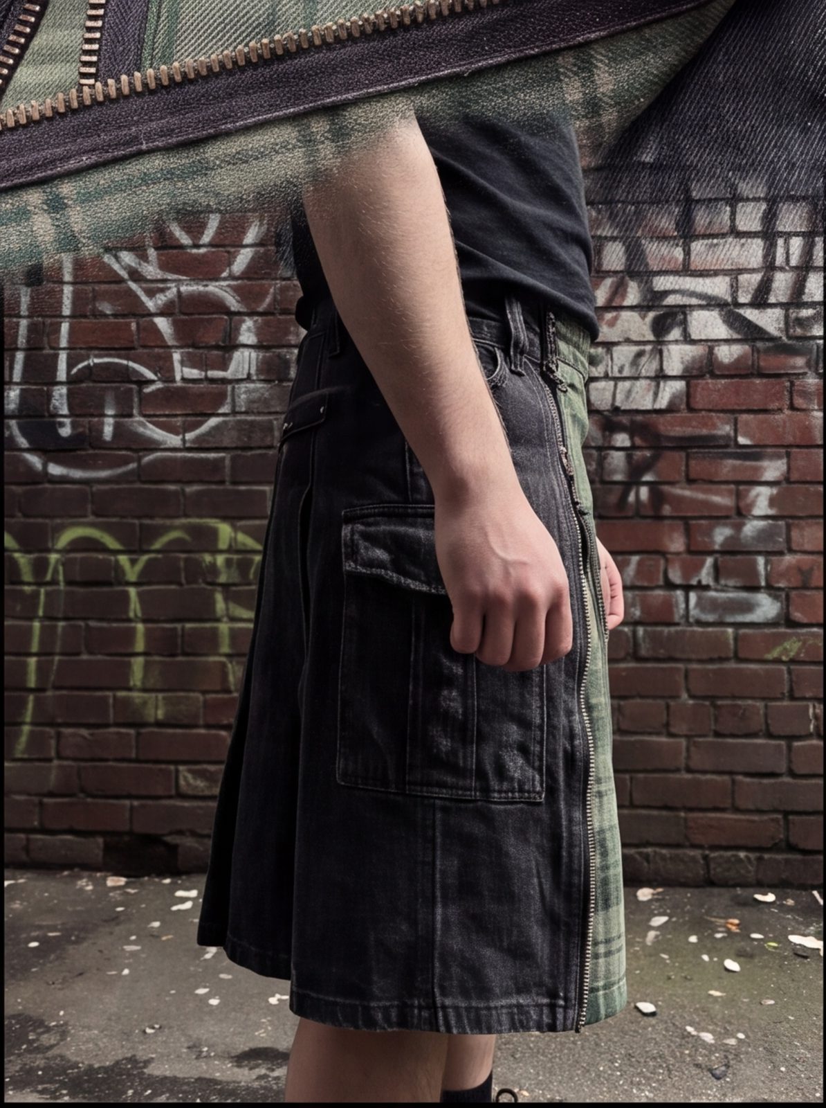 Sigil Zip Kilt angle 9