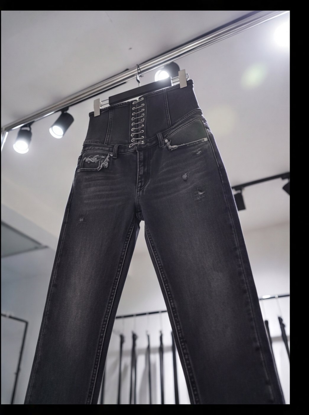 Corsetline Grey Jean angle 6