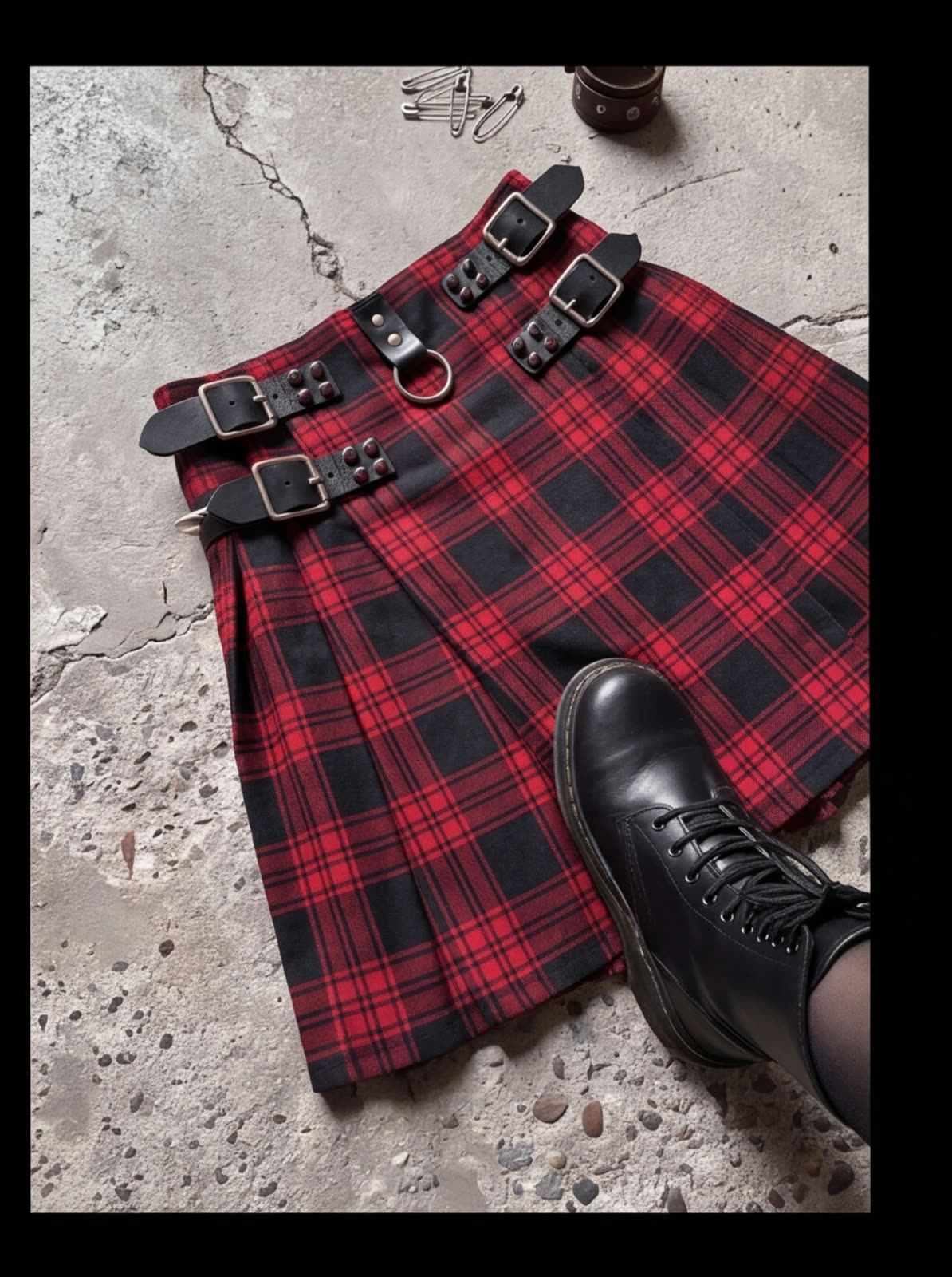 Pinned Red Kilt angle 8