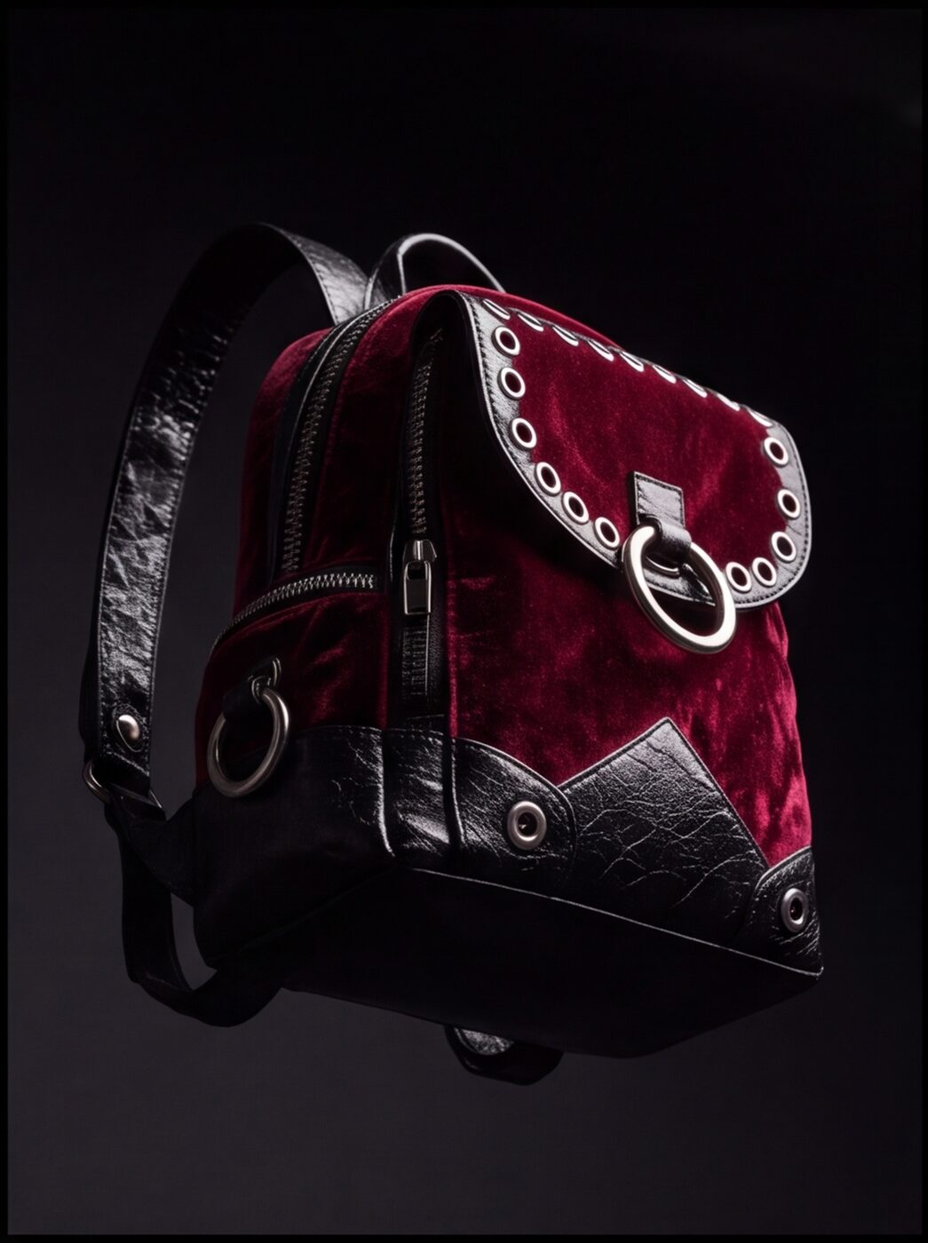 Eyelet Velvet Sling angle 6