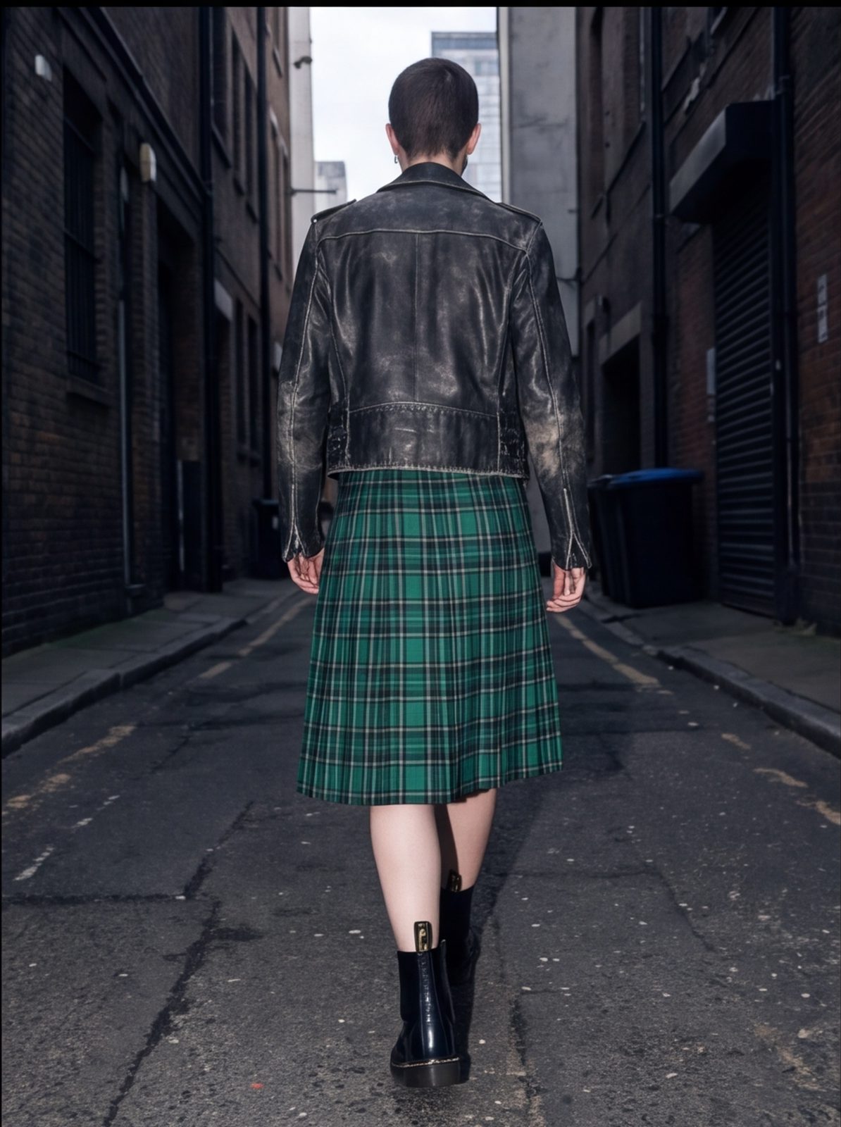 Green Line Kilt angle 8