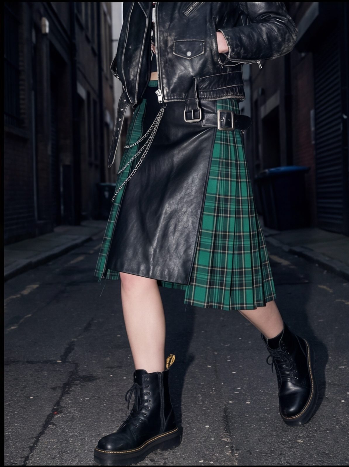 Green Line Kilt