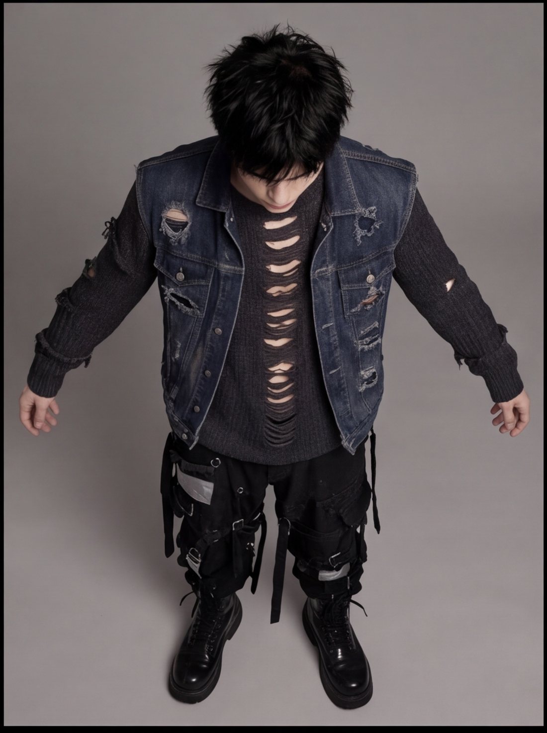 Scrapyard Denim Vest angle 4