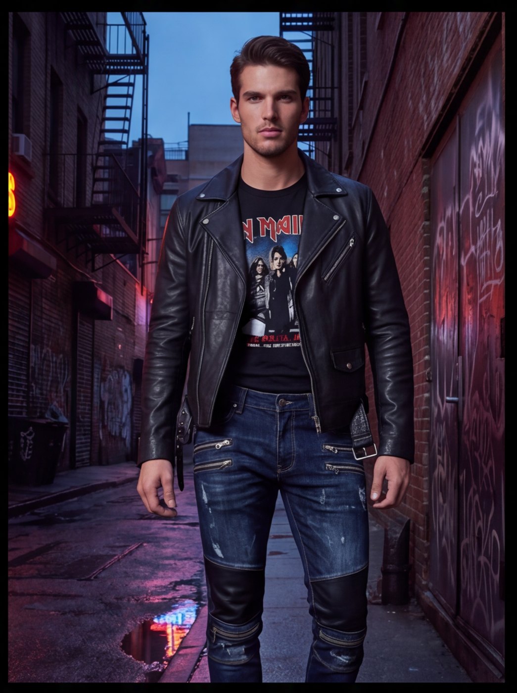 Alley Run Distressed Jean