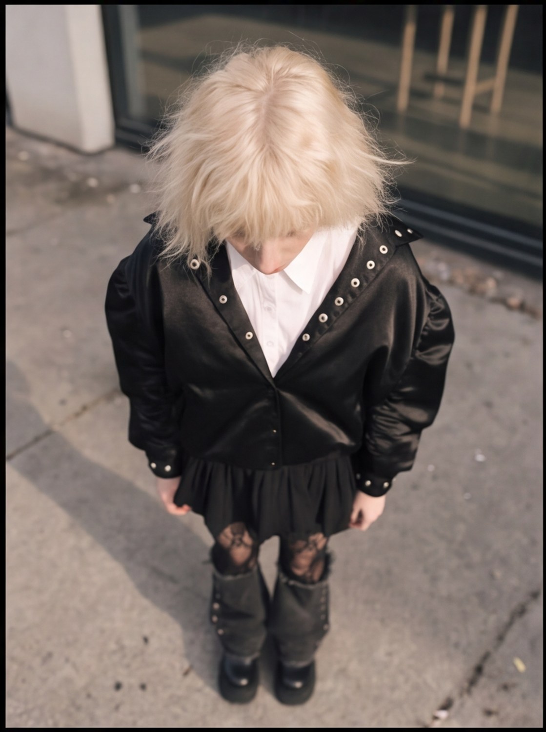 Grommet Satin Bomber angle 2