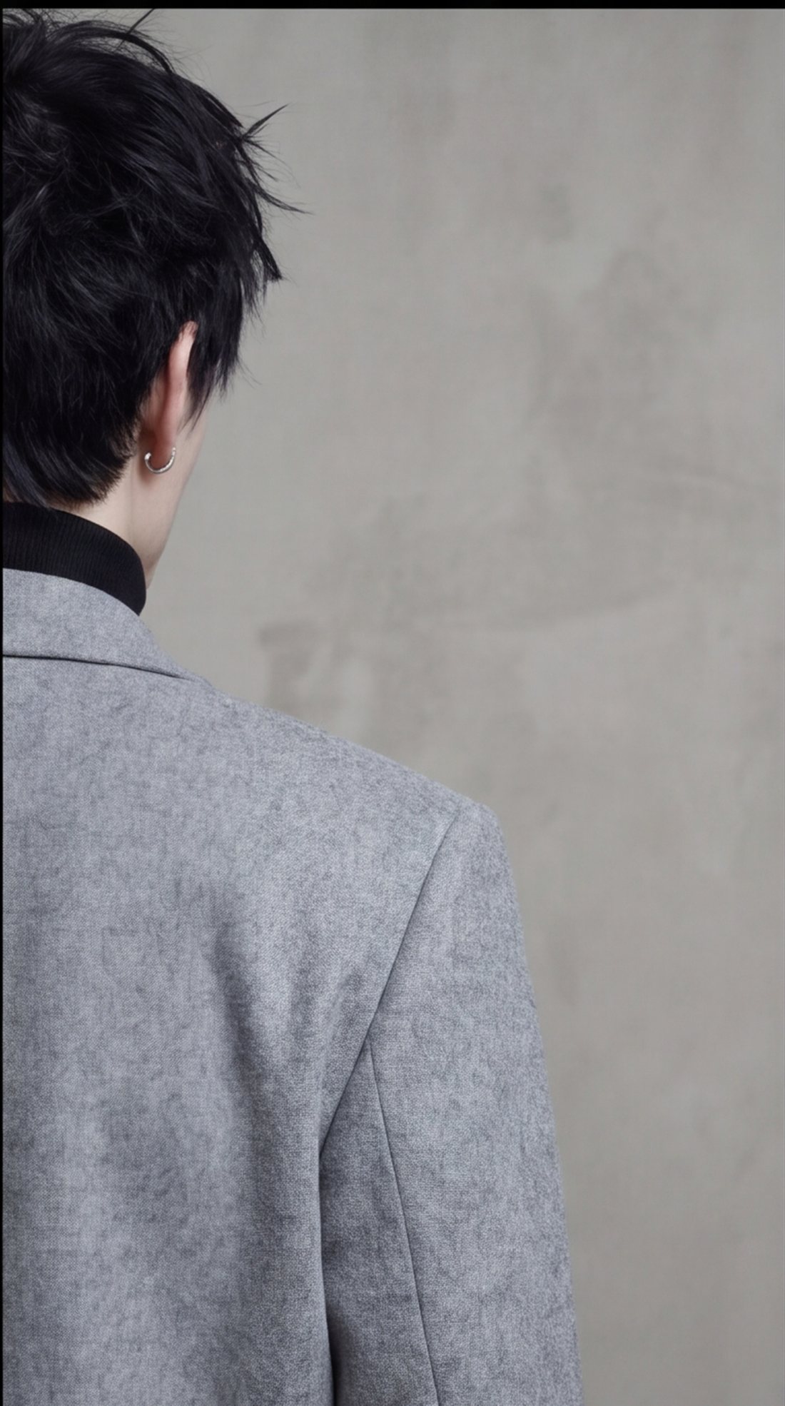 Static Grey Overcoat angle 7