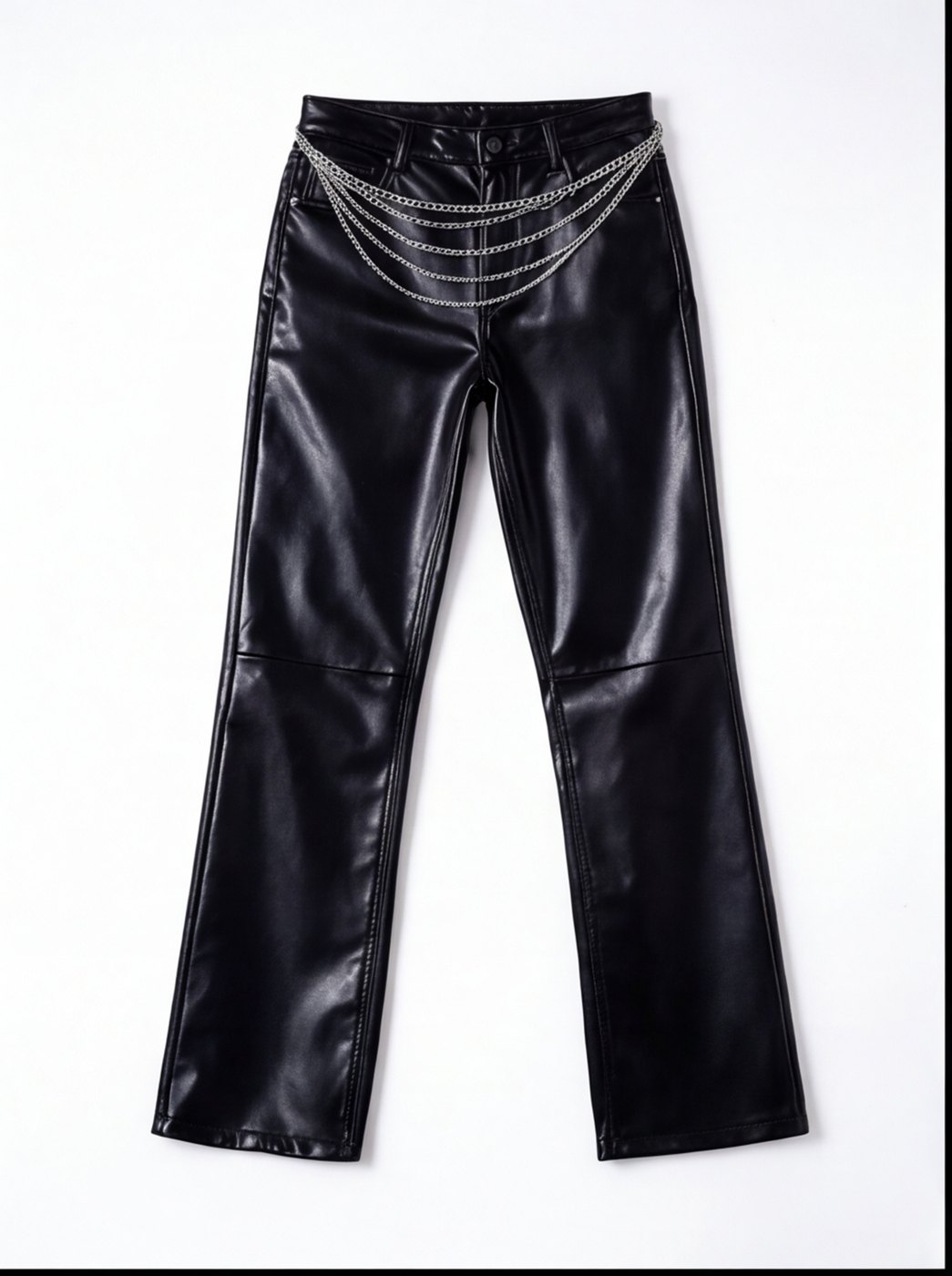 Chainfall Leather Trouser angle 4