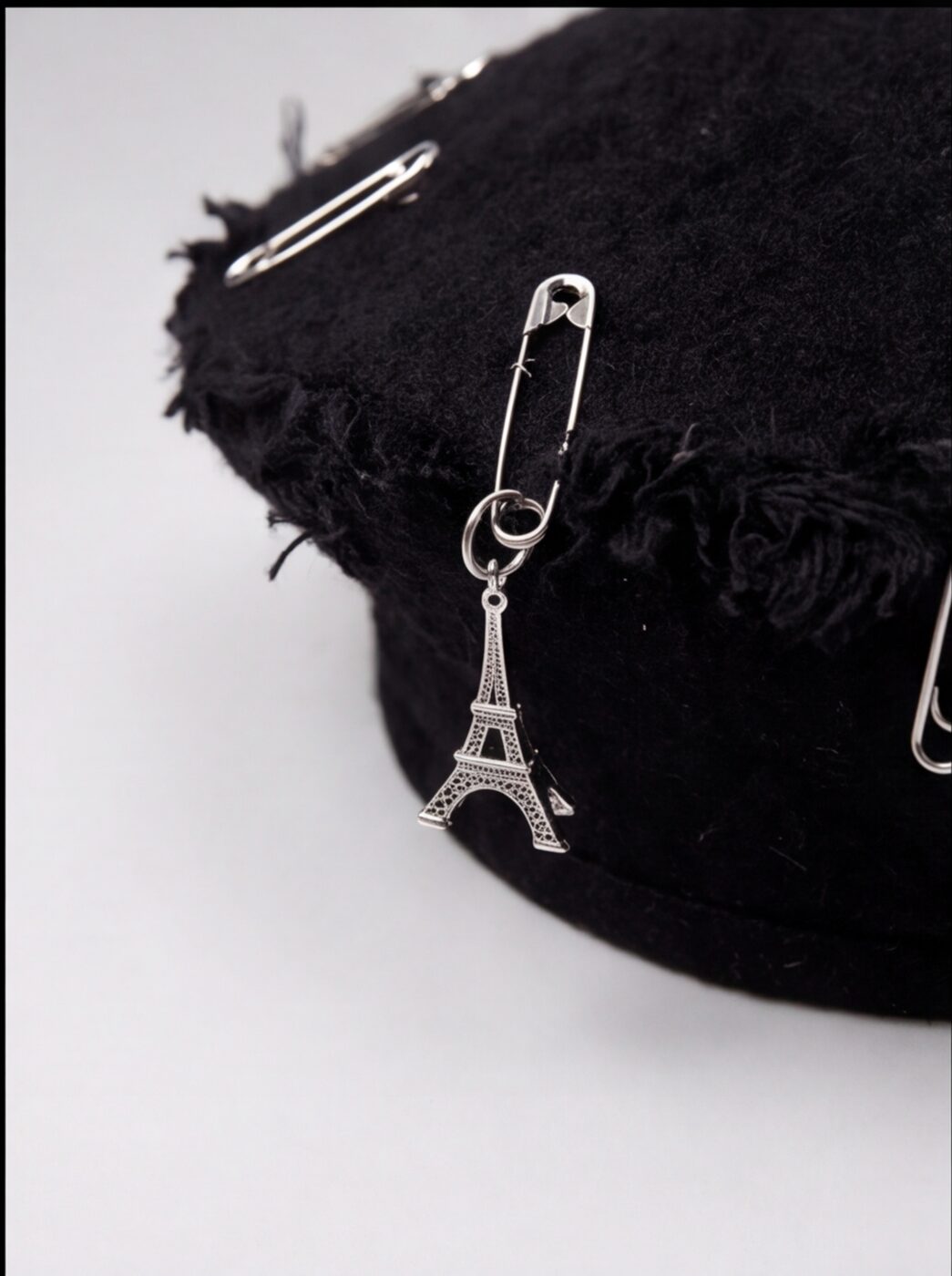 Pinned Wool Beret angle 6