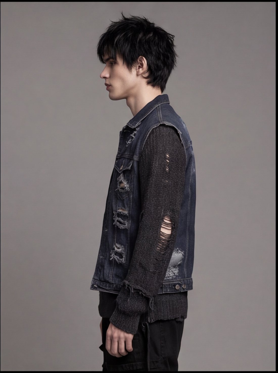 Shredwork Denim Jacket angle 9