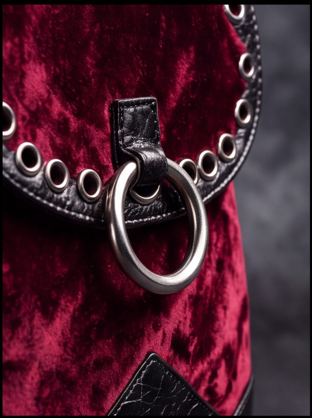 Eyelet Velvet Sling angle 9