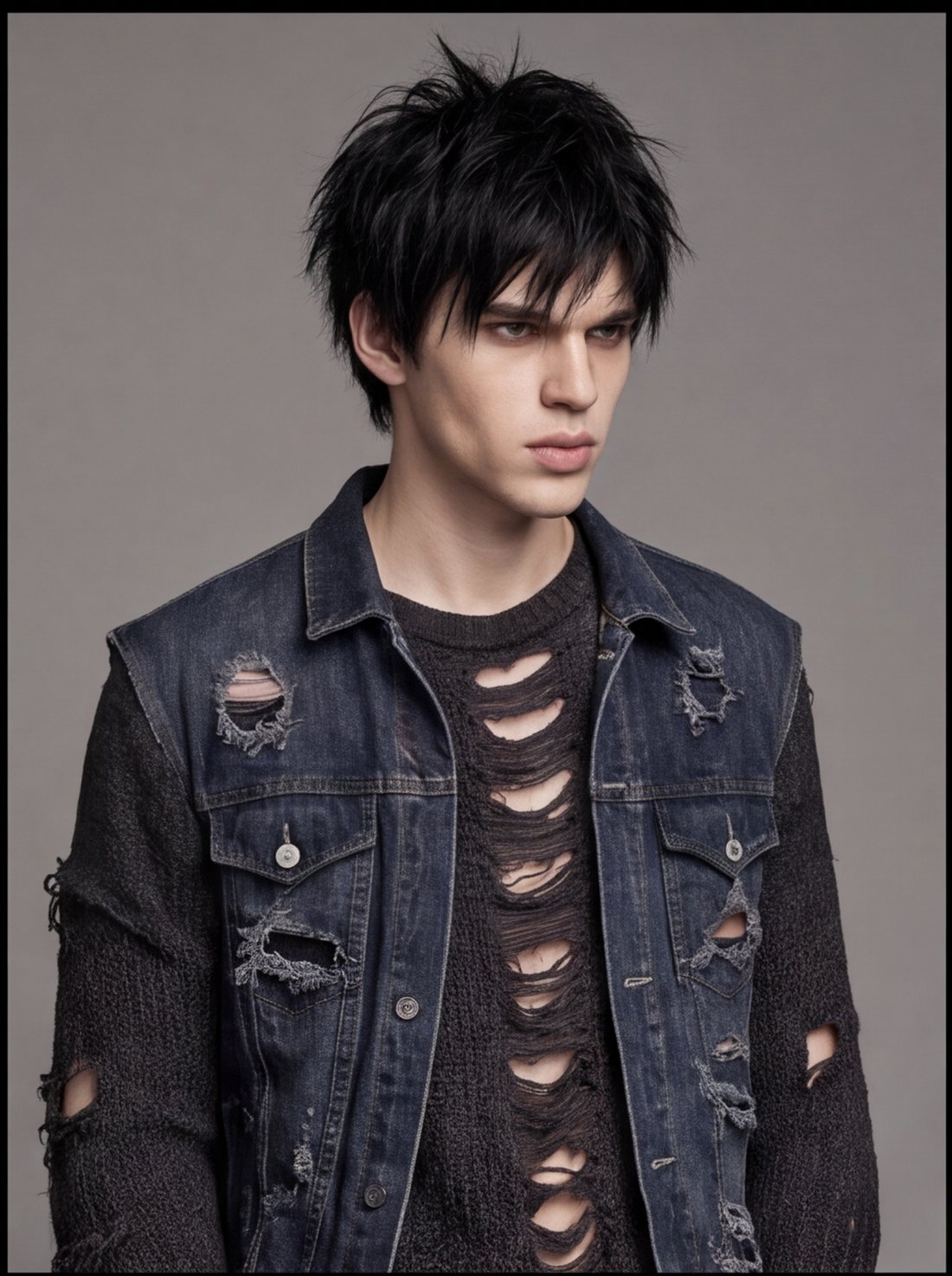 Scrapyard Denim Vest angle 8