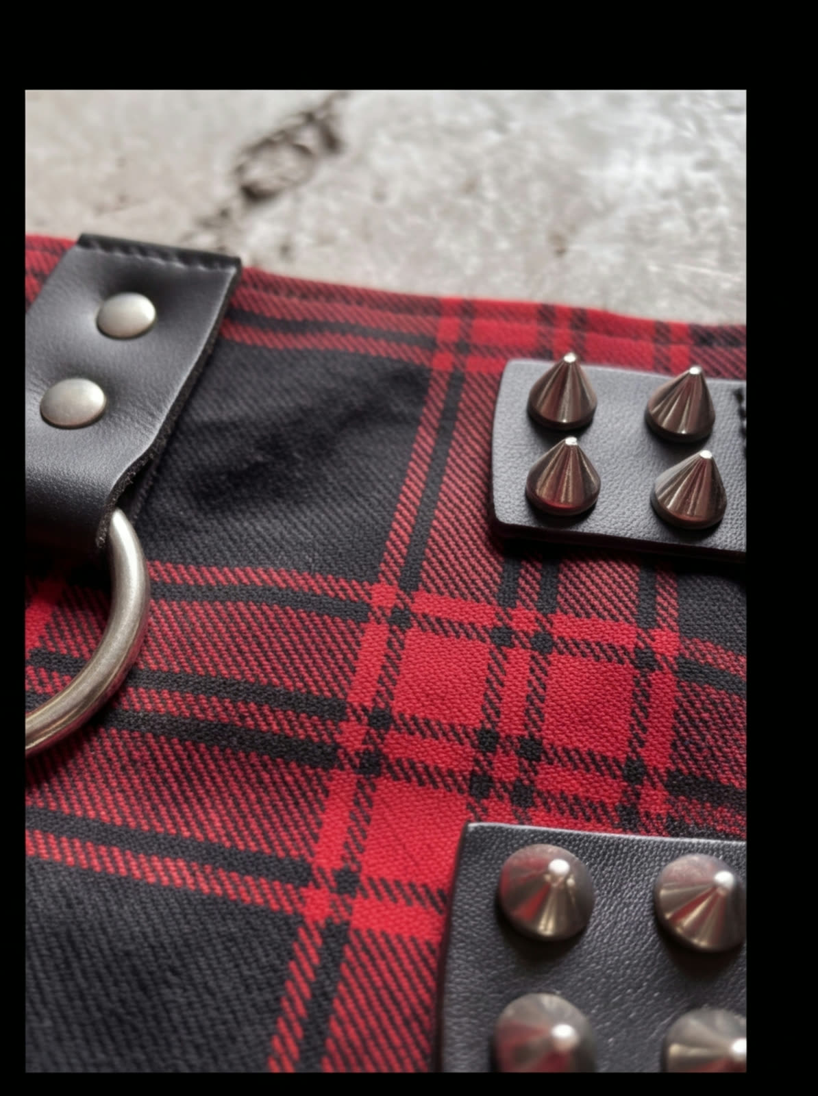 Pinned Red Kilt angle 2