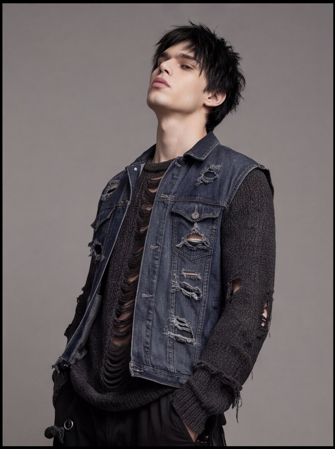 Scrapyard Denim Vest angle 9