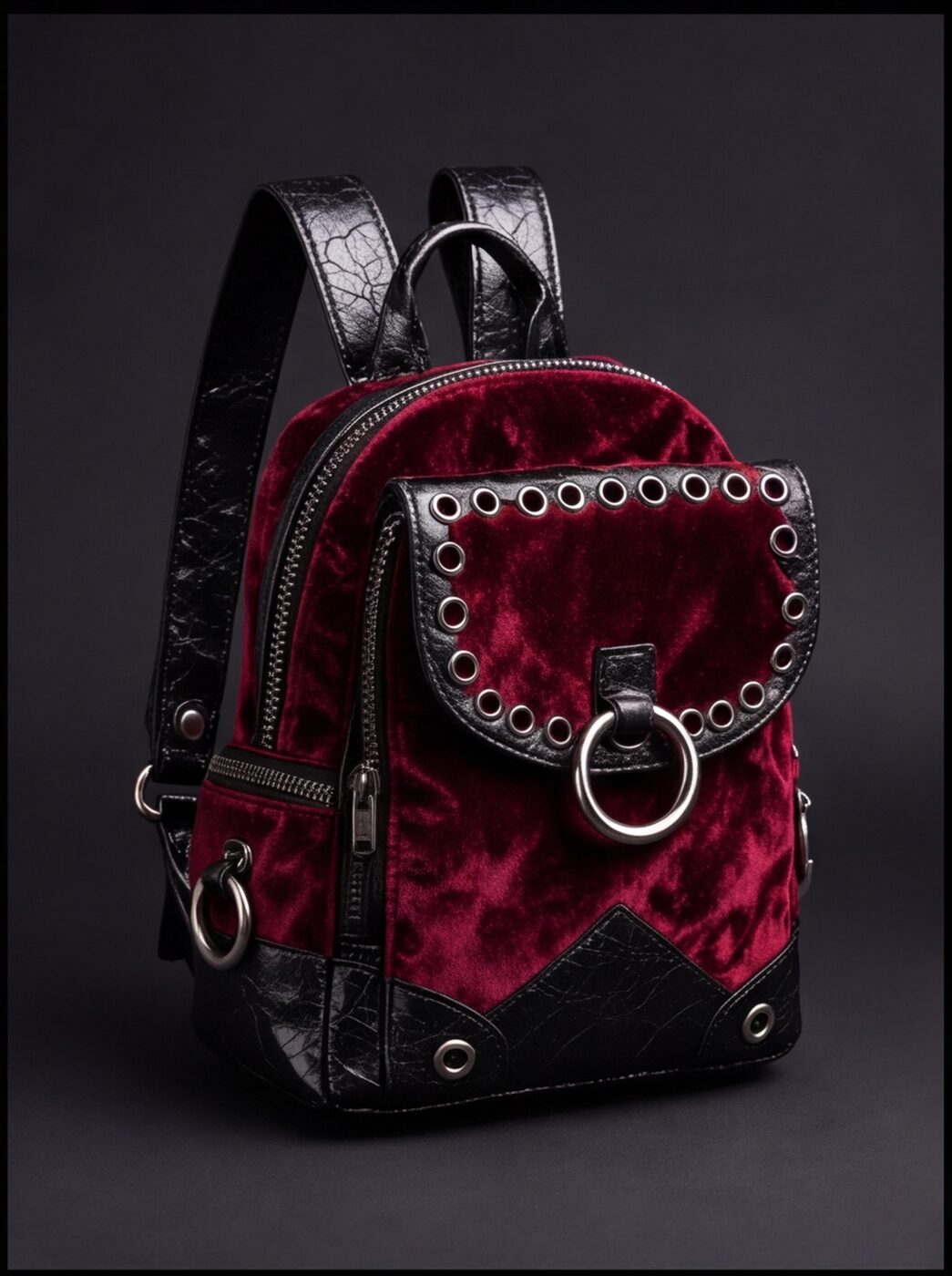 Eyelet Velvet Sling angle 2
