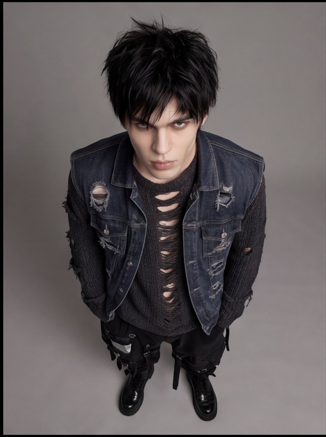 Shredwork Denim Jacket angle 3