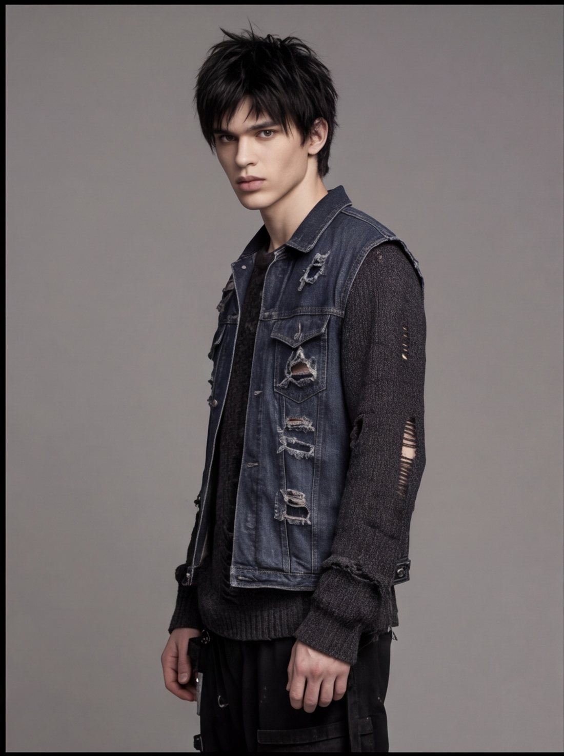 Shredwork Denim Jacket angle 4