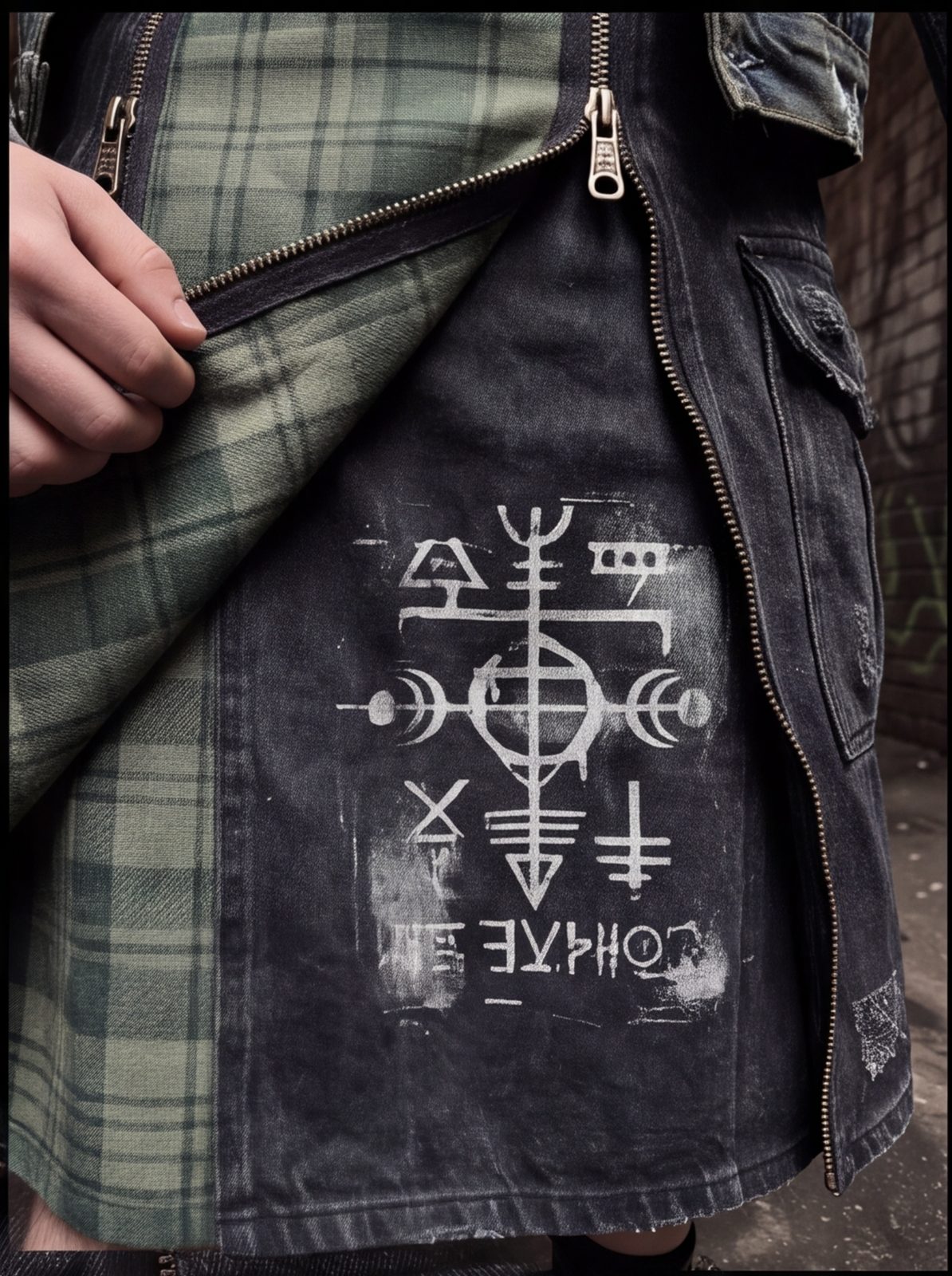 Sigil Zip Kilt angle 7