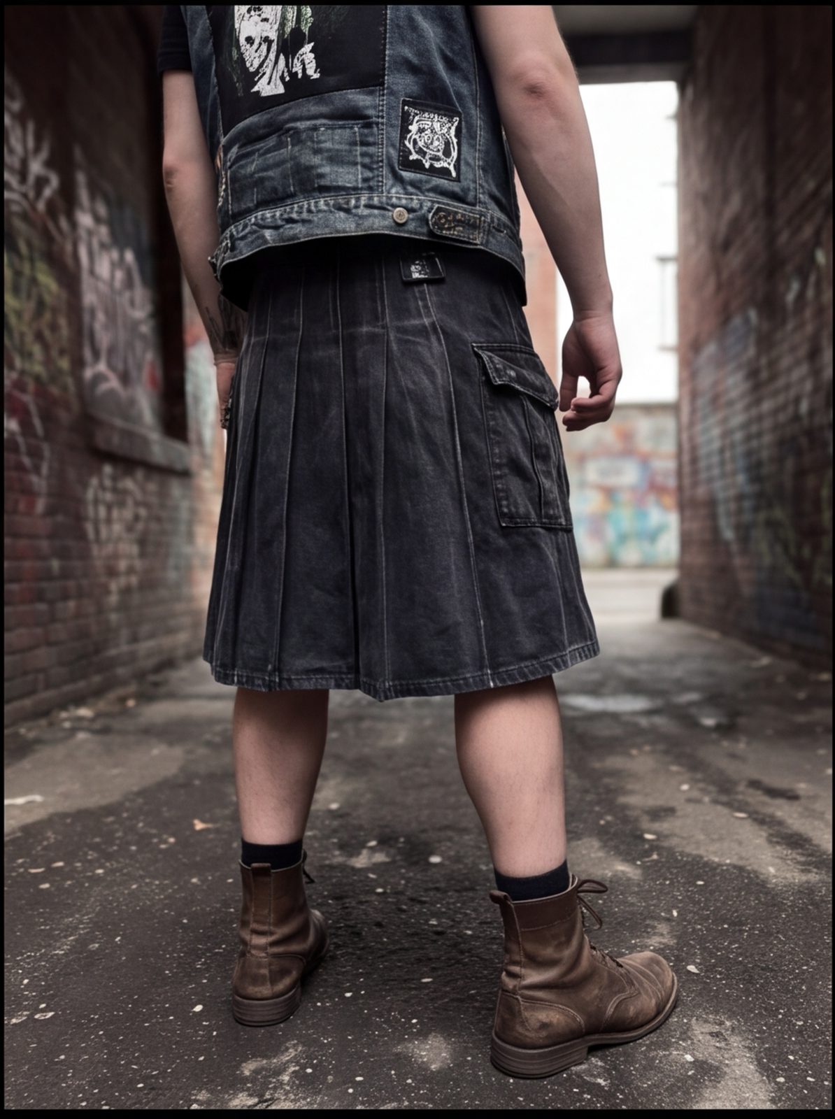 Sigil Zip Kilt angle 2