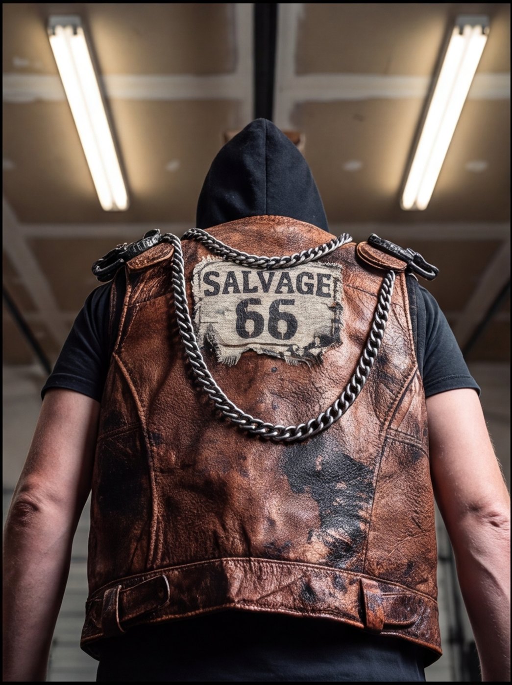 Salvage 66 Leather Cut angle 4