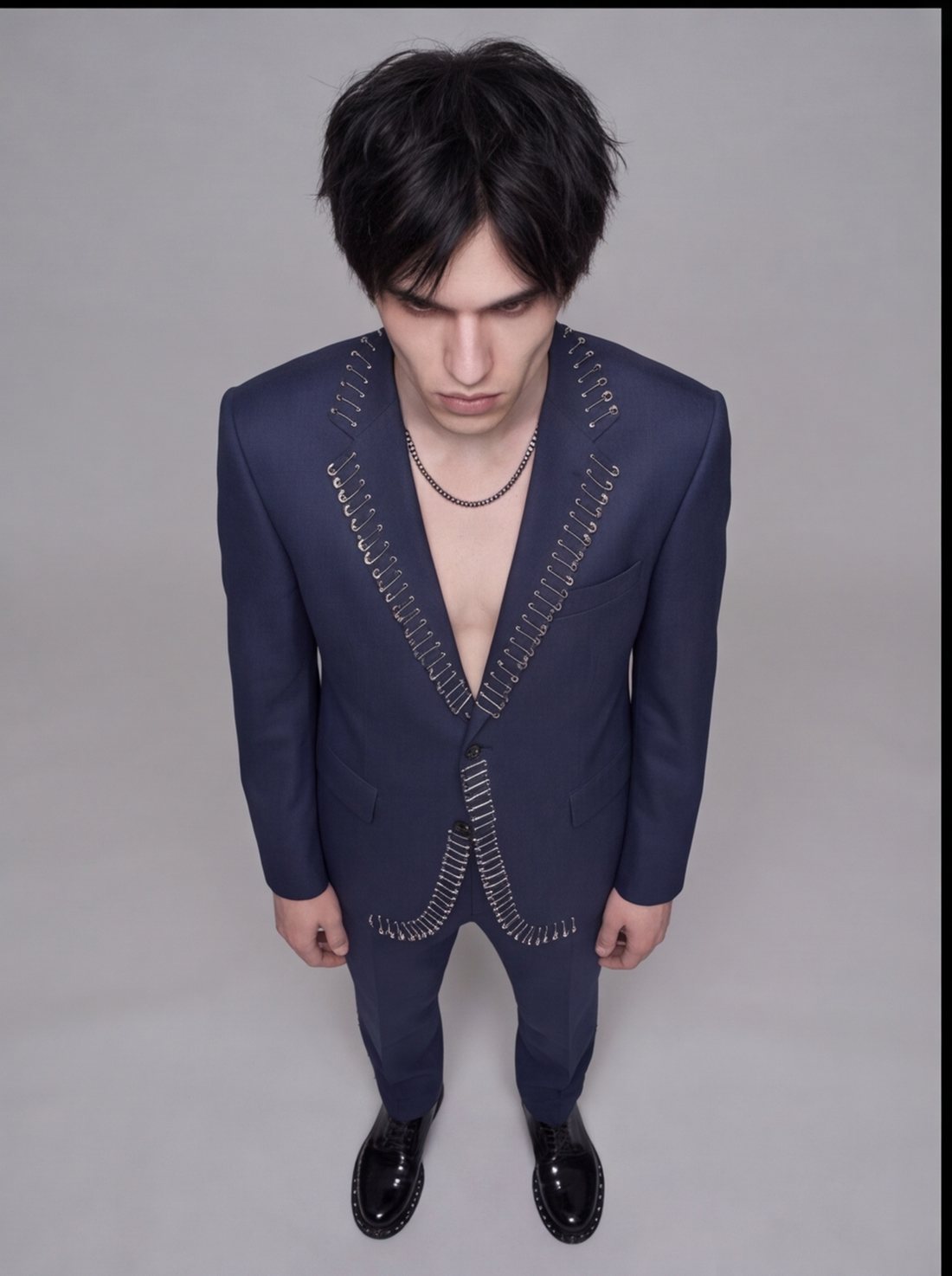 Pinstitch Suit angle 2