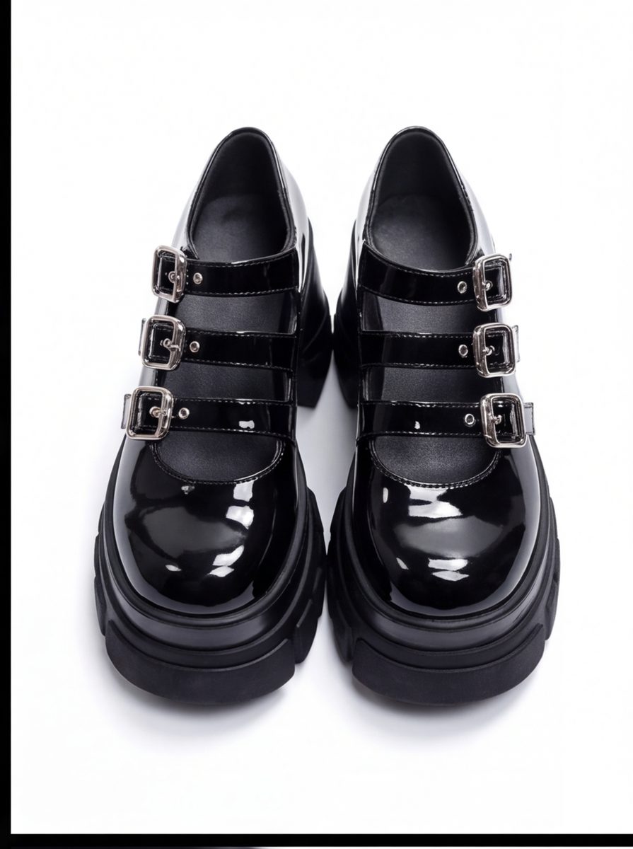 Patent Triple Strap