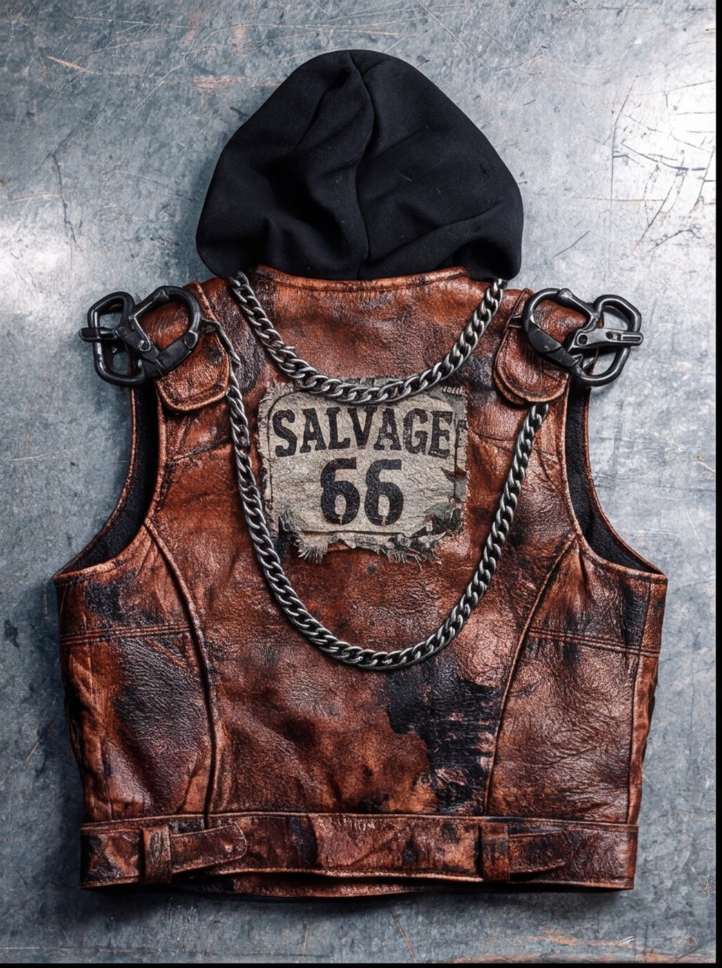 Salvage 66 Leather Cut angle 5