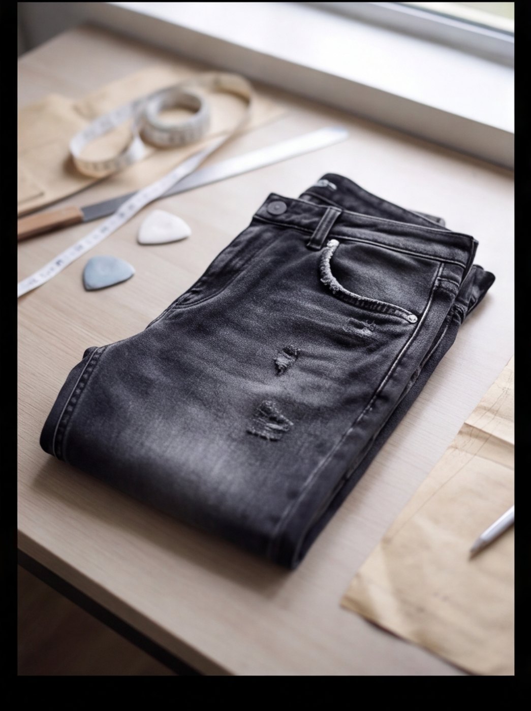 Corsetline Grey Jean angle 8