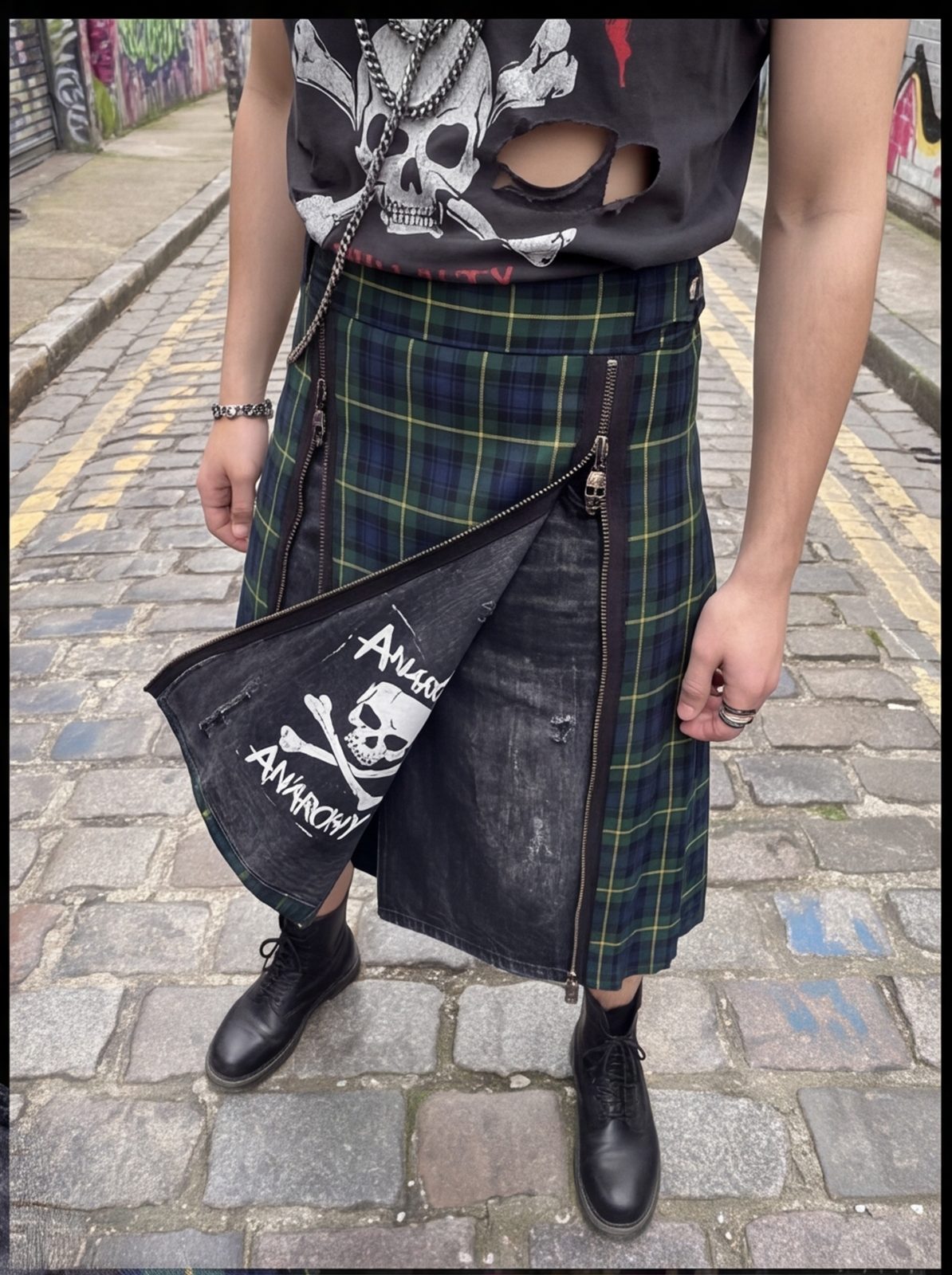 Anarchy Flag Kilt angle 9